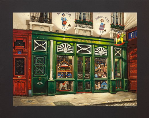 Toy Store (Sidewalks of Paris), 1998 by Liudmila Kondakova