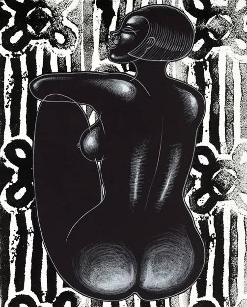 Larry Poncho Brown - Dark & Lovely Giclee