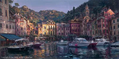Cao Yong - Dawn In Portofino Artist Proof