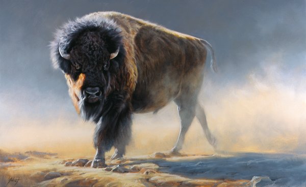 Gray Ghost by Edward Aldrich by Edward  Aldrich — Giclee on Canvas
