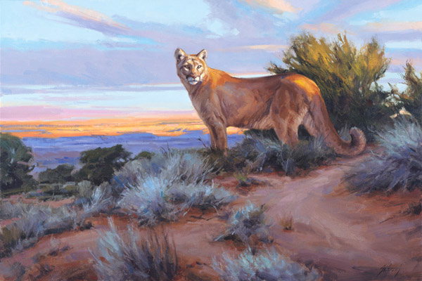His Territory by Edward Aldrich by Edward  Aldrich — Giclee on Canvas