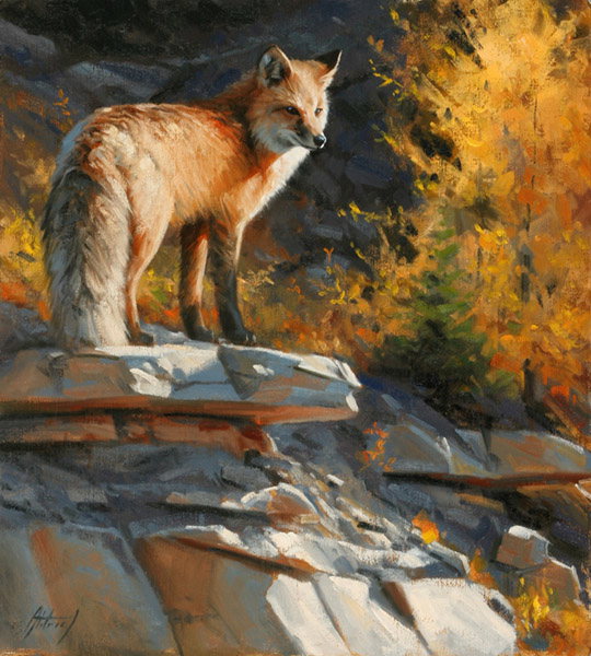 Autumn Vigil by Edward Aldrich by Edward  Aldrich — Giclee on Canvas