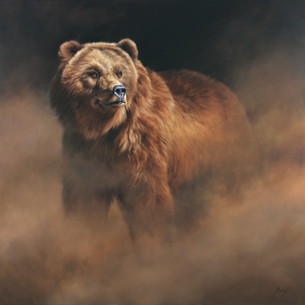 Hunter's Gaze by Edward Aldrich by Edward  Aldrich — Giclee on Canvas