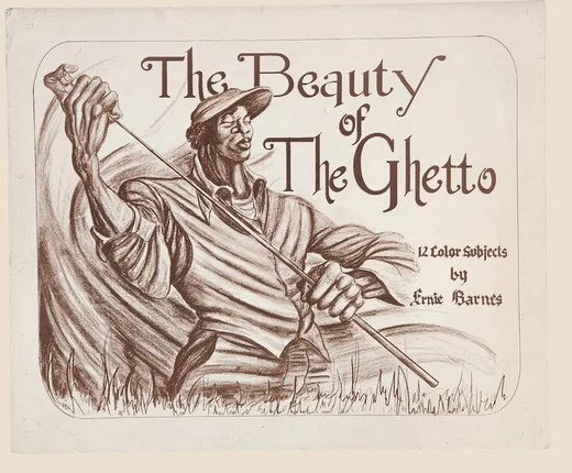The Beauty Of The Ghetto  Portfolio Cover by Ernie Barnes