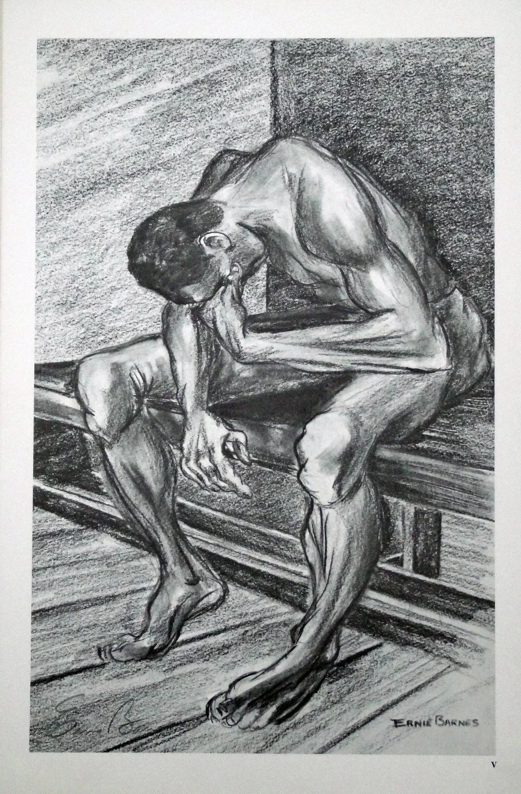 To Know Defeat Artist Signed by Ernie Barnes — Lithograph