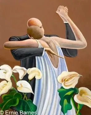 In the Moment Unframe by Ernie Barnes — Giclee On Paper