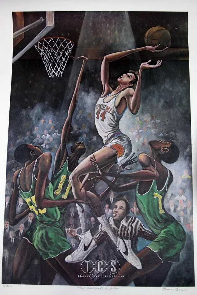 Paul Westphall In Action by Ernie Barnes — Lithograph