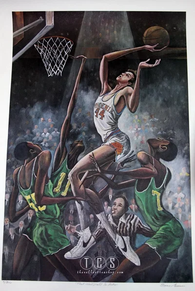 Paul Westphall In Action by Ernie Barnes
