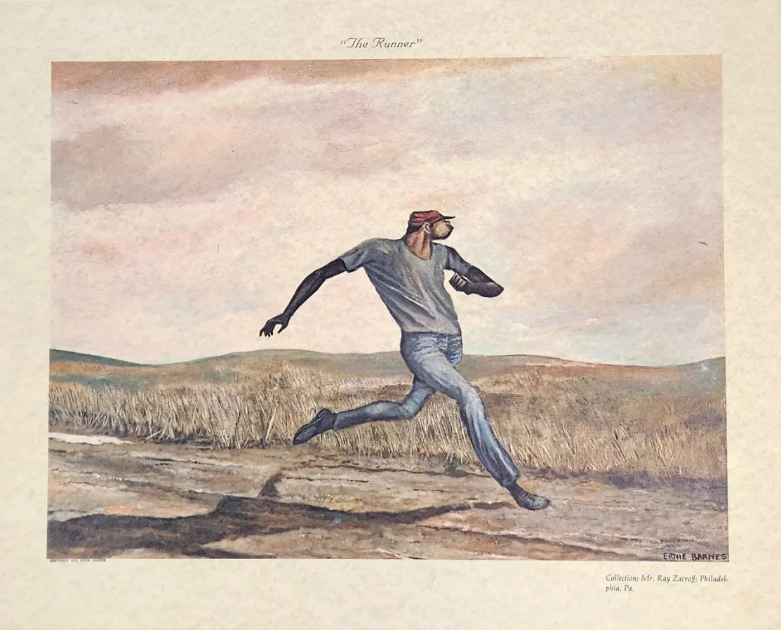 The Runner by Ernie Barnes — Lithograph