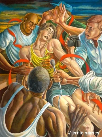 The Competitive Spirit Signed And Numbered Artist Proof by Ernie Barnes — Giclee On Paper Artist Proof