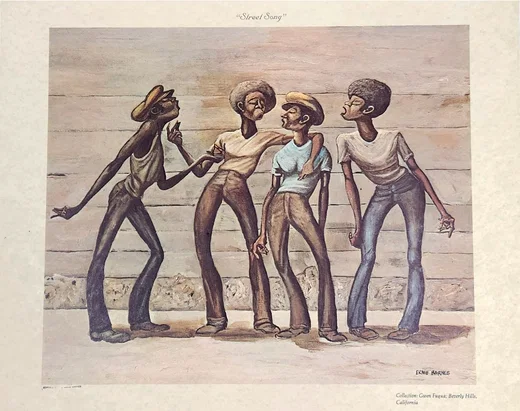 Street Song by Ernie Barnes