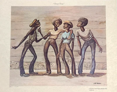 Street Song by Ernie Barnes