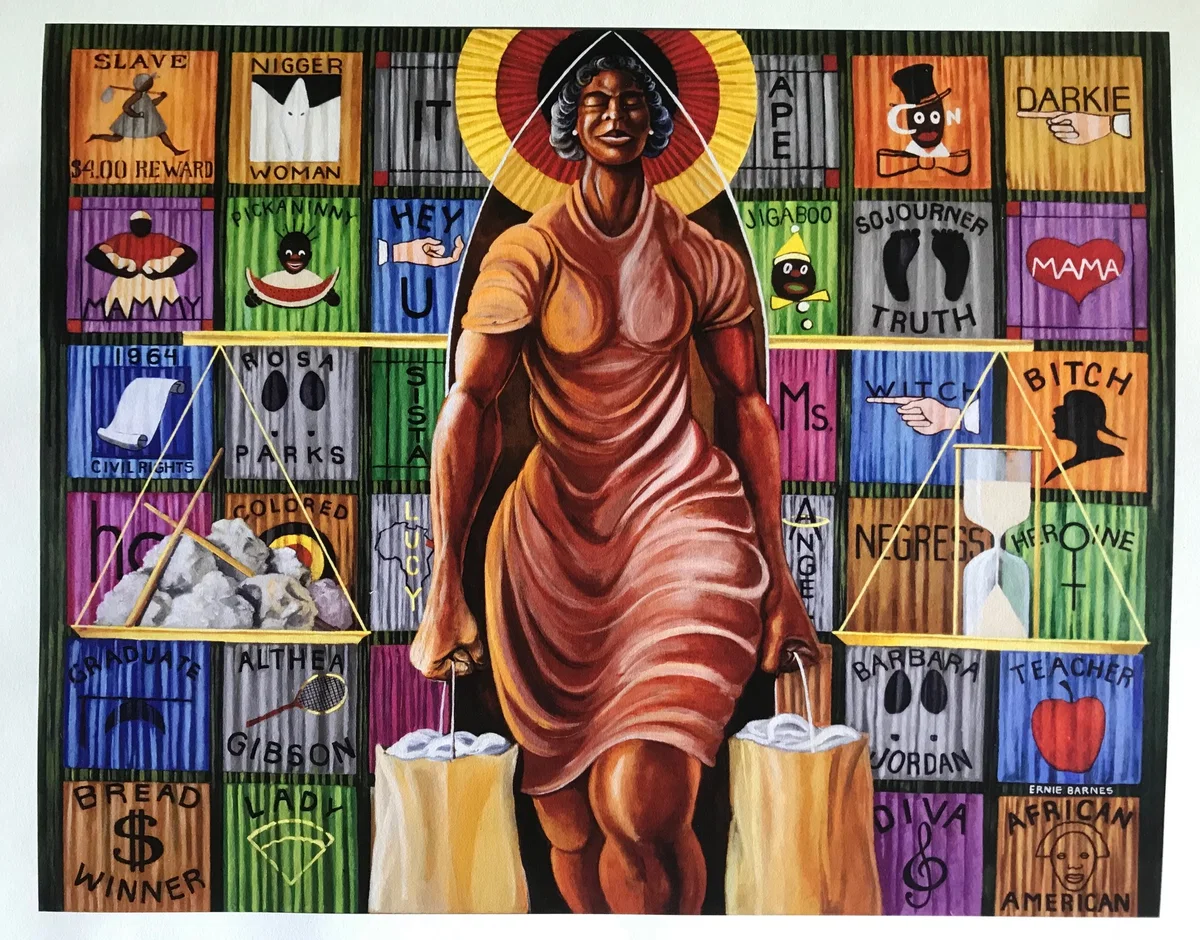 Walking In Faith by Ernie Barnes