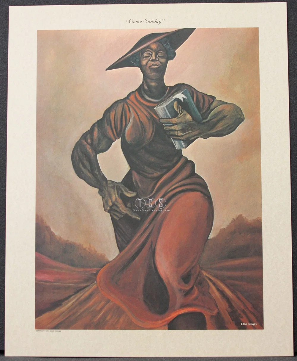 Come Sunday by Ernie Barnes — Lithograph