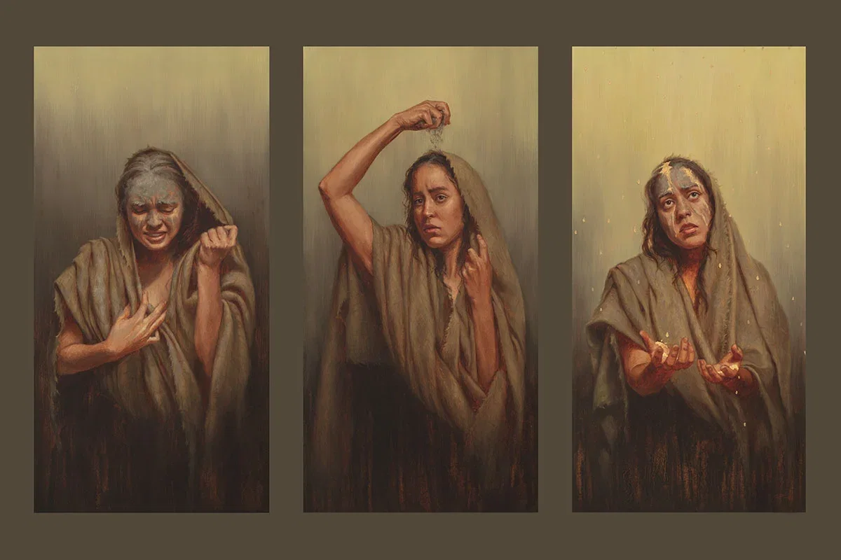 Beauty for Ashes by Esther Hiilani Candari — Giclee On Canvas