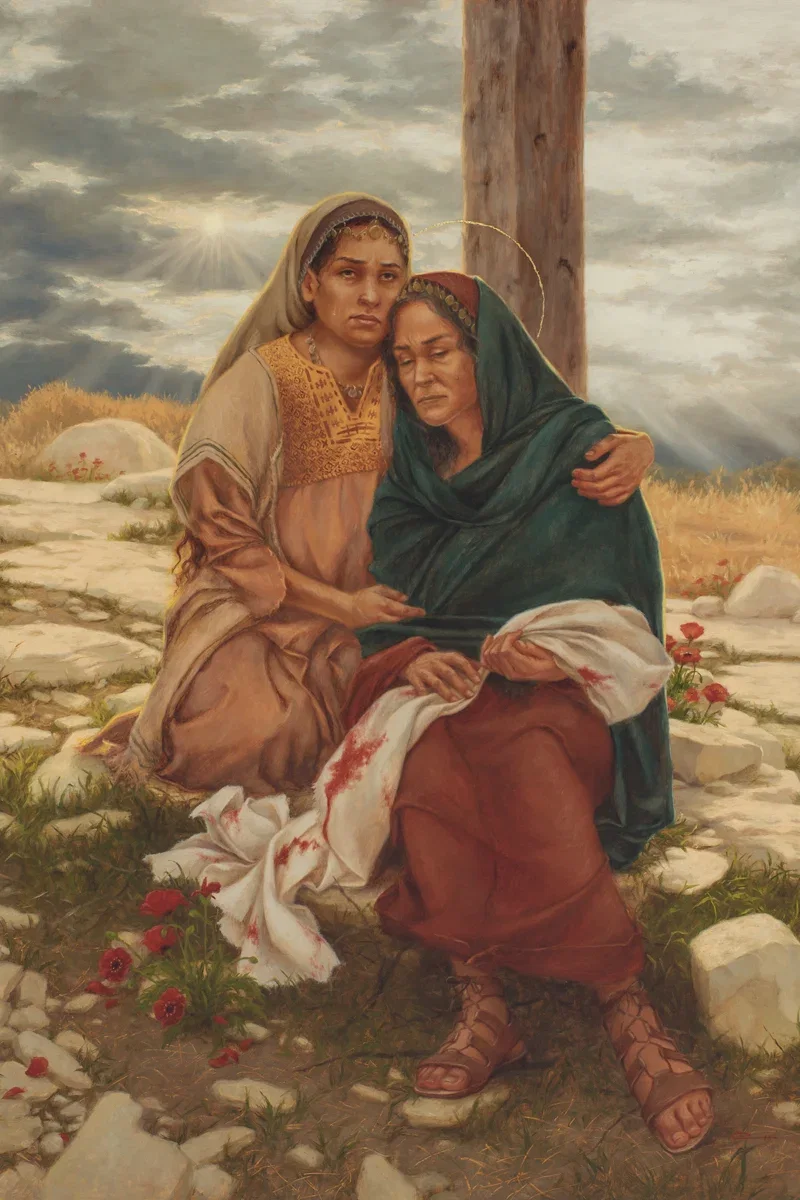 At Birth and Death by Esther Hiilani Candari — Giclee On Canvas