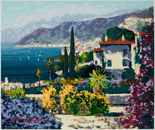 Paradise Point, 1998 by Kerry Hallam | hand-signed enhanced Paradise Point, 1998 by Kerry Hallam | hand-signed enhanced