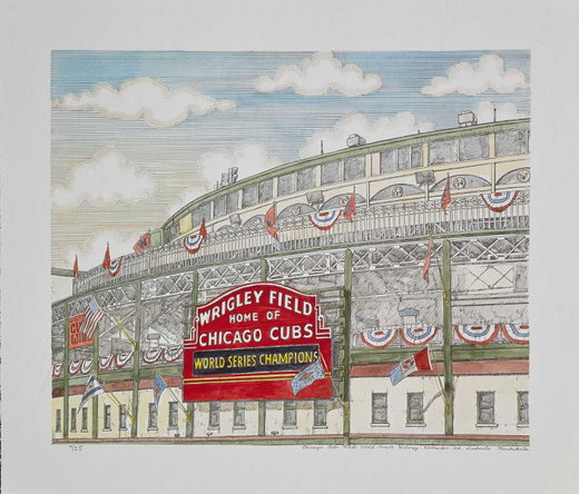 Wrigley Field, 2016 by Liudmila Kondakova