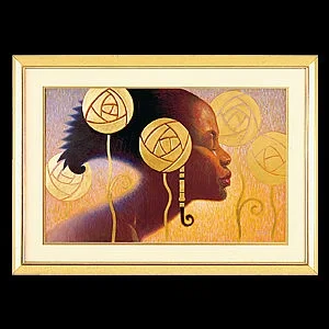 Ebony Visions Print Lithograph Unframed by Ebony Visions