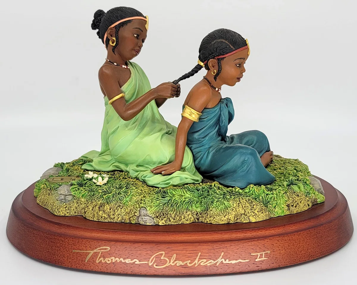 Sisters In Childhood - Artist Signed by Ebony Visions