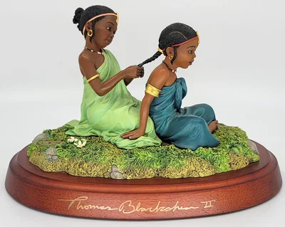 Sisters In Childhood - Artist Signed by Ebony Visions