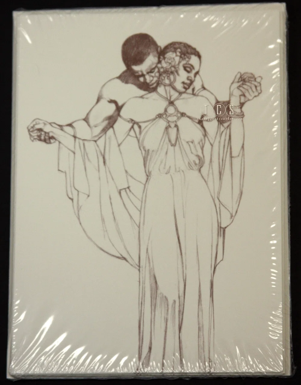 Tender Touch Greeting Cards (6 pack) by Ebony Visions