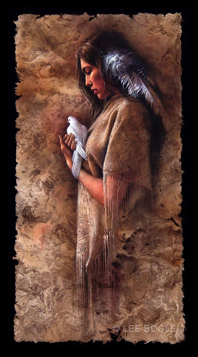 Embracing Peace by Lee Bogle — Giclee On Canvas