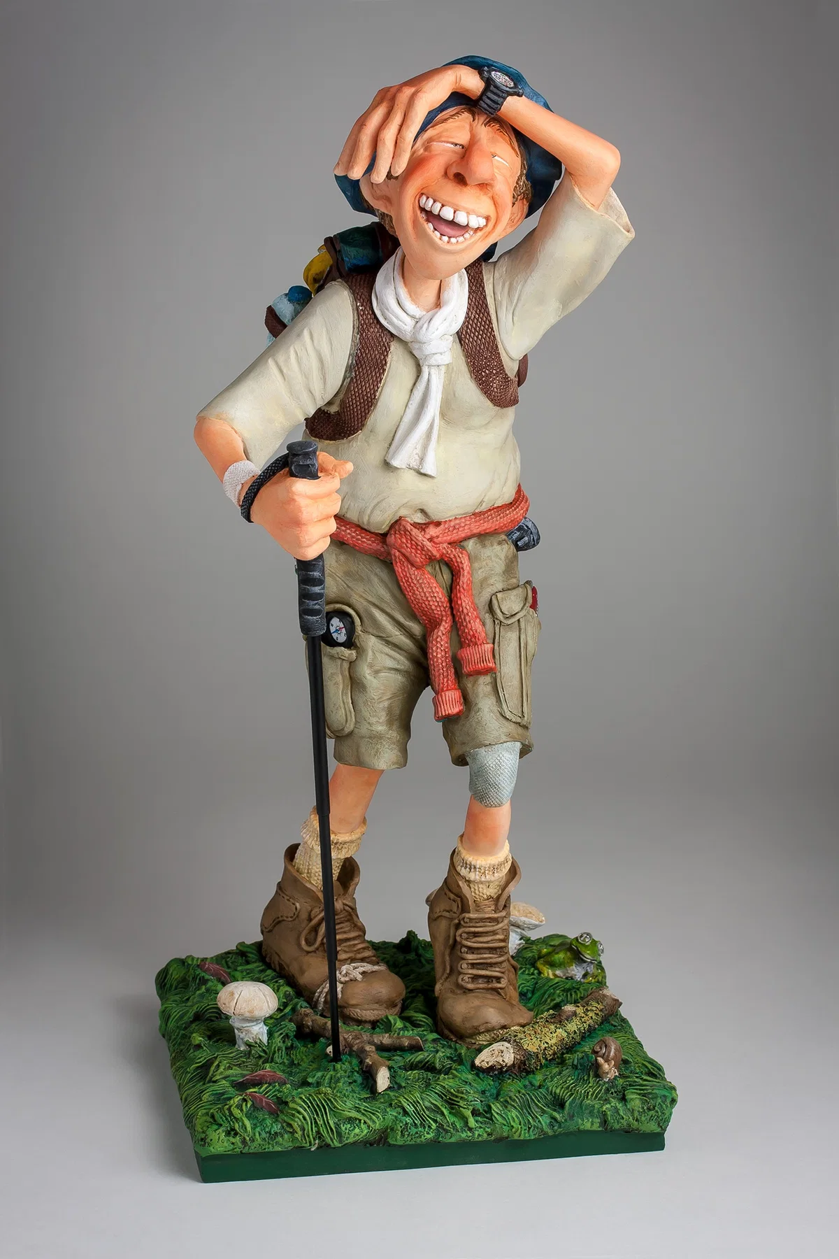 The Hiker by Guillermo Forchino — Comical Art Sculpture