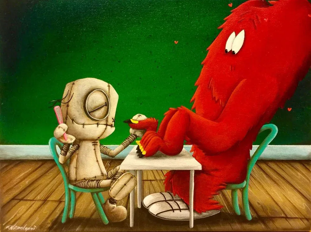 Strangely Loving It by Fabio Napoleoni — Giclee On Canvas