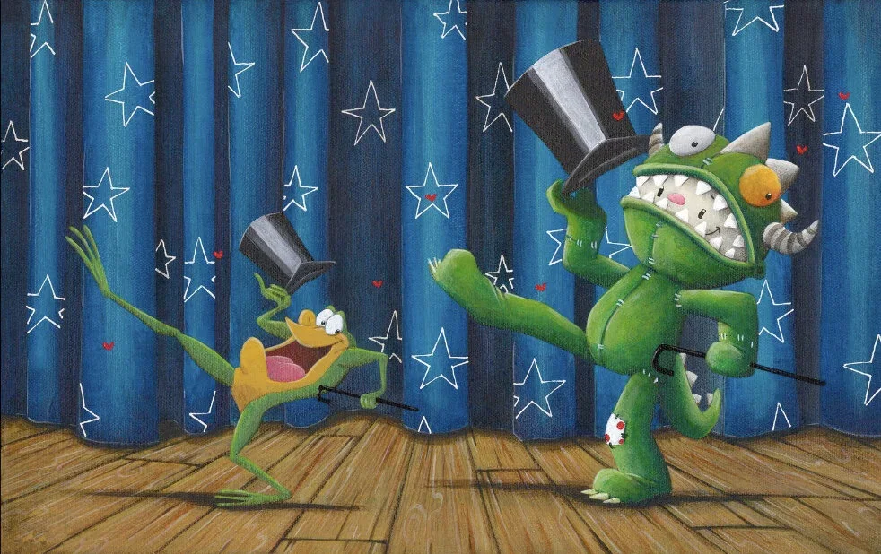 Break a Leg by Fabio Napoleoni — Giclee On Canvas