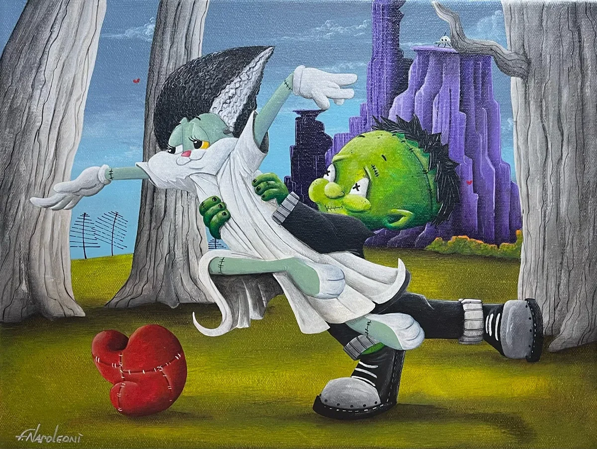 My Ginger Rogers (with Bugs Bunny) by Fabio Napoleoni — Giclee On Canvas