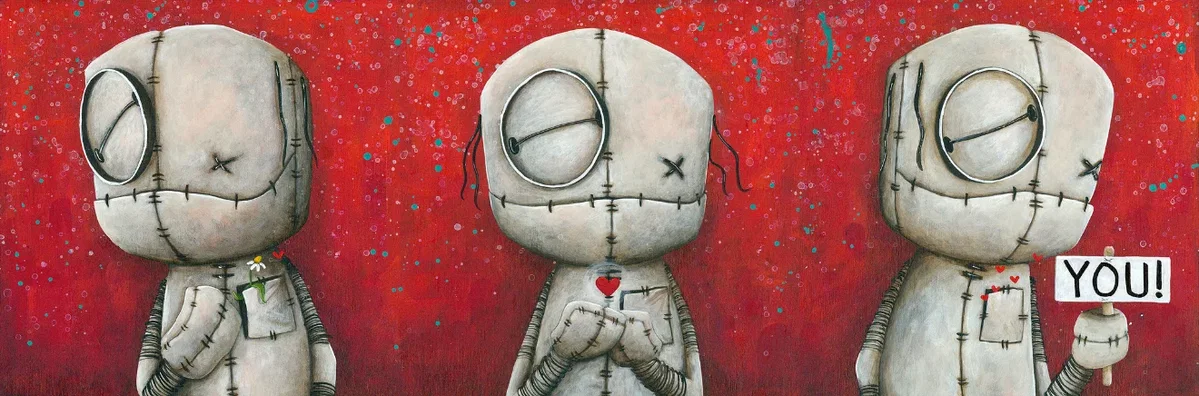 I Love You by Fabio Napoleoni — Giclee On Canvas