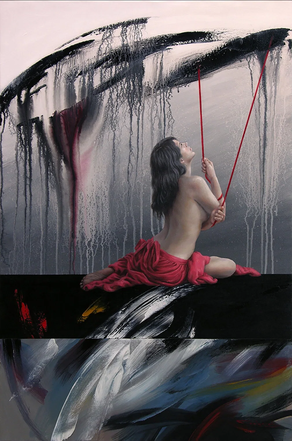 BEYOND APPEARANCE-III - MAS ALLA DE LA APARIENCIA-III by Fidel Garcia — Giclee On Canvas