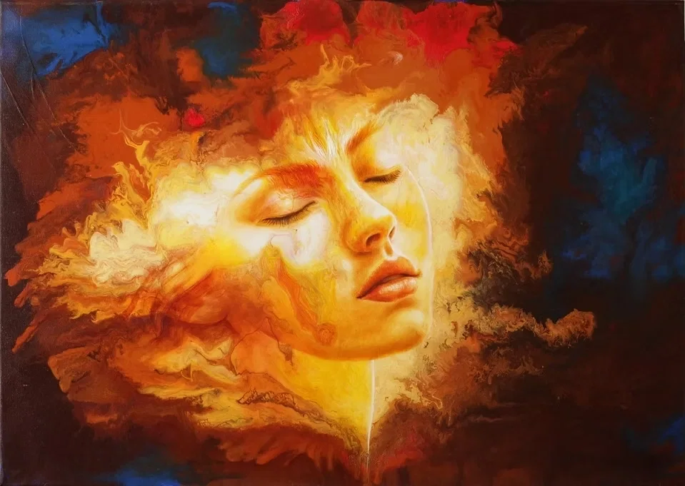 ENLIGHTING THE MIND by Fidel Garcia — Giclee On Canvas
