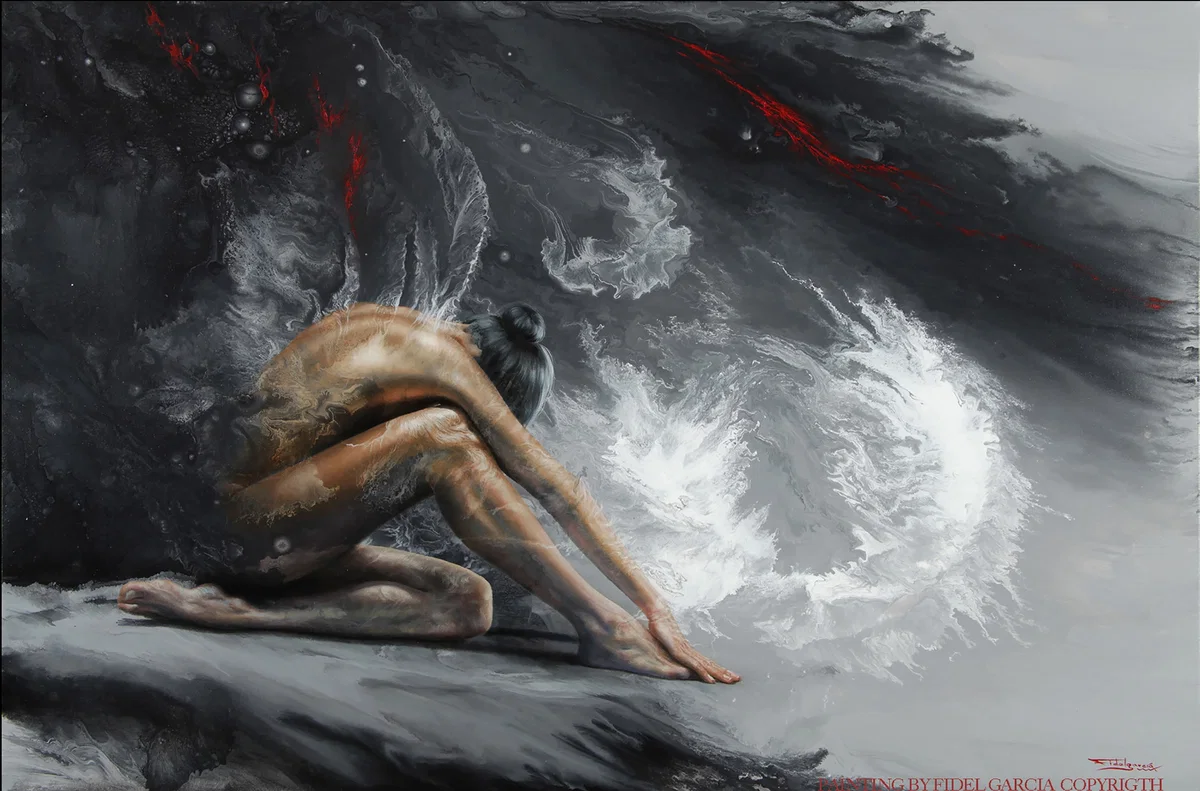FLOW - FLUIR by Fidel Garcia — Giclee On Canvas