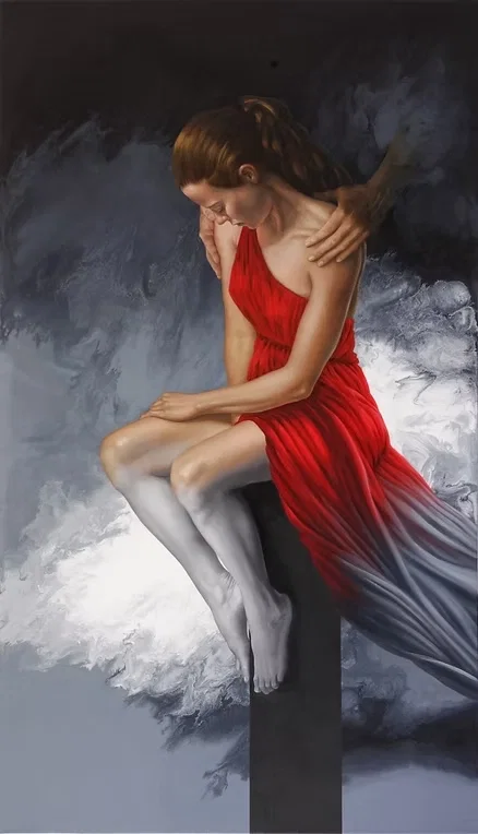 LOVE'S TOUCH 2 by Fidel Garcia — Giclee On Canvas