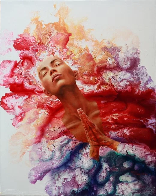 NAMASTE II by Fidel Garcia