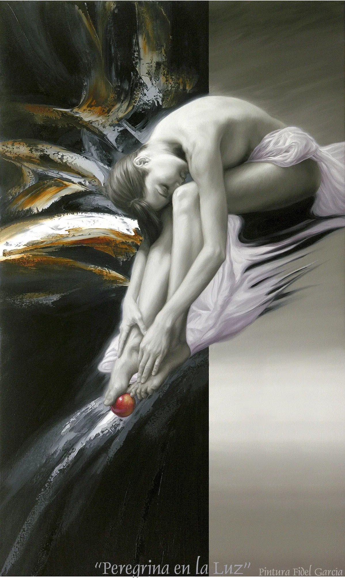 PILGRIM IN THE LIGHT - PEREGRINA EN LA LUZ by Fidel Garcia — Giclee On Canvas