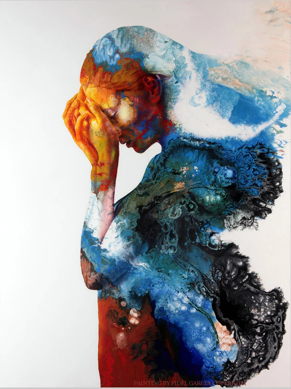 IN REALITY - REAL MENTE by Fidel Garcia — Giclee On Canvas