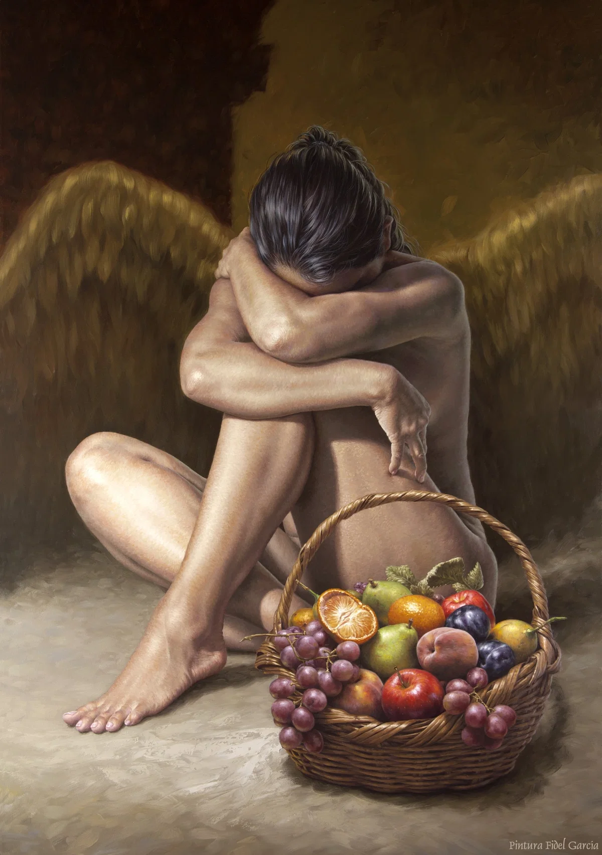TEMPTATION - LA TENTACION by Fidel Garcia — Giclee On Canvas