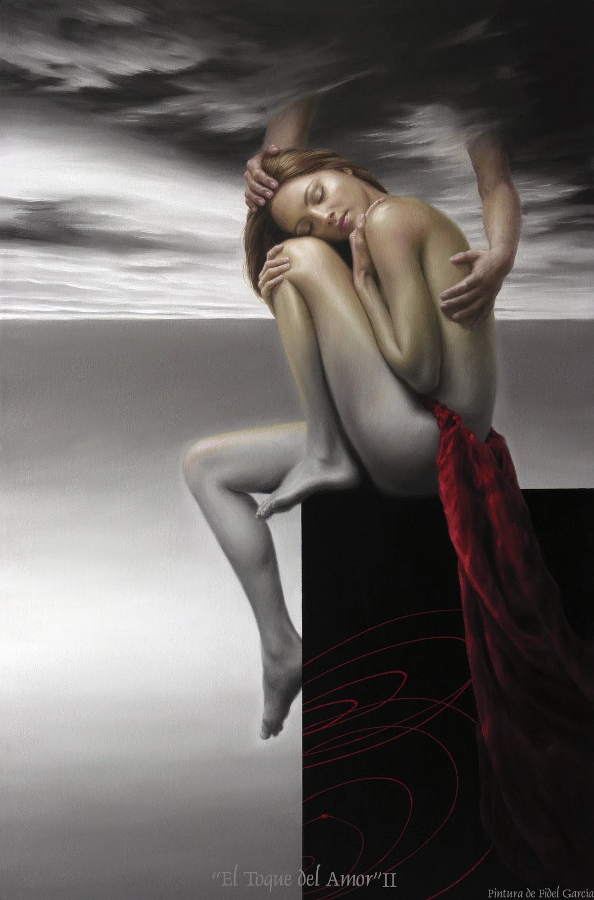 TOUCH OF LOVE II - TOQUE DEL AMOR II by Fidel Garcia — Giclee On Canvas