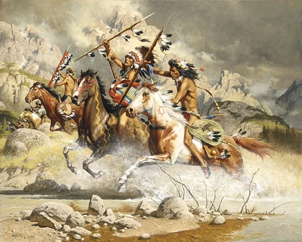 Cheyenne SMALLWORK EDITION ON by Frank McCarthy — Canvas