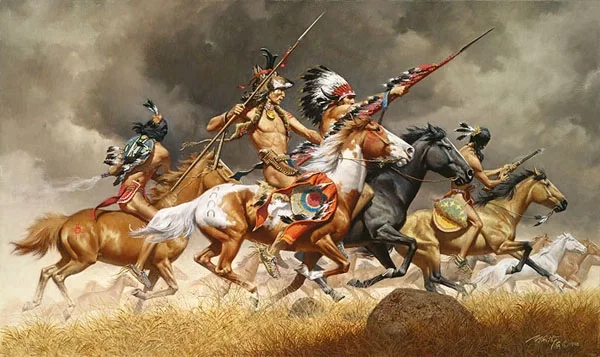 Thunder Across the Plains by Frank McCarthy — Canvas