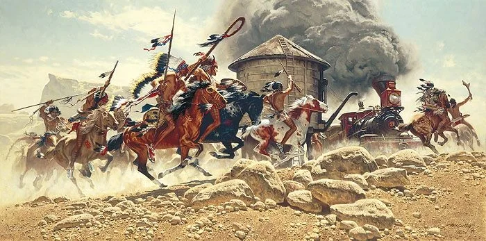 The Ambush by Frank McCarthy — Giclee On Canvas