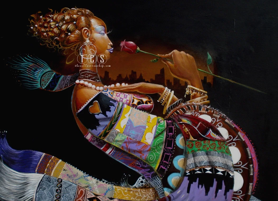 Mi Amor Lithograph Remarque by Frank Morrison