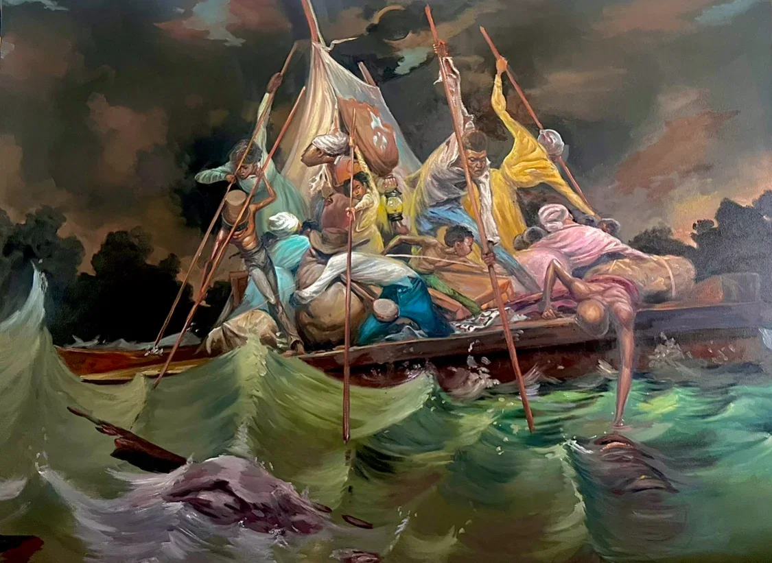 Black Moon Rising by Frank Morrison — Giclee On Canvas