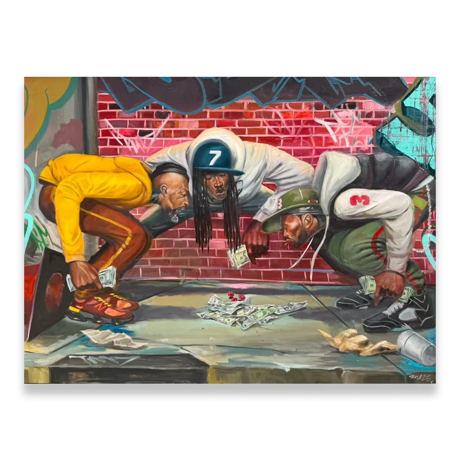 Cee-lo 4,5,6 by Frank Morrison — Lithograph