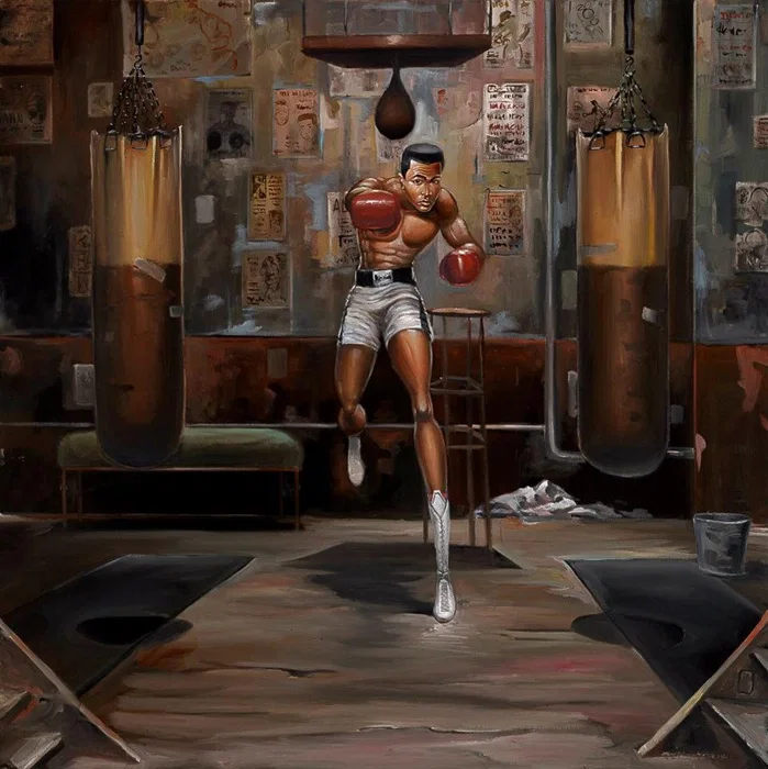 FLOAT LIKE A BUTTERFLY by Frank Morrison — Giclee On Canvas Artist Proof Remarque