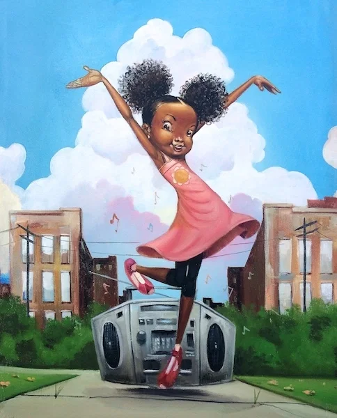 I GOT THE RYTHM Remarque by Frank Morrison — Giclee On Paper