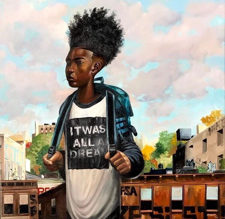 IT WAS ALL A DREAM by Frank Morrison — Giclee On Canvas